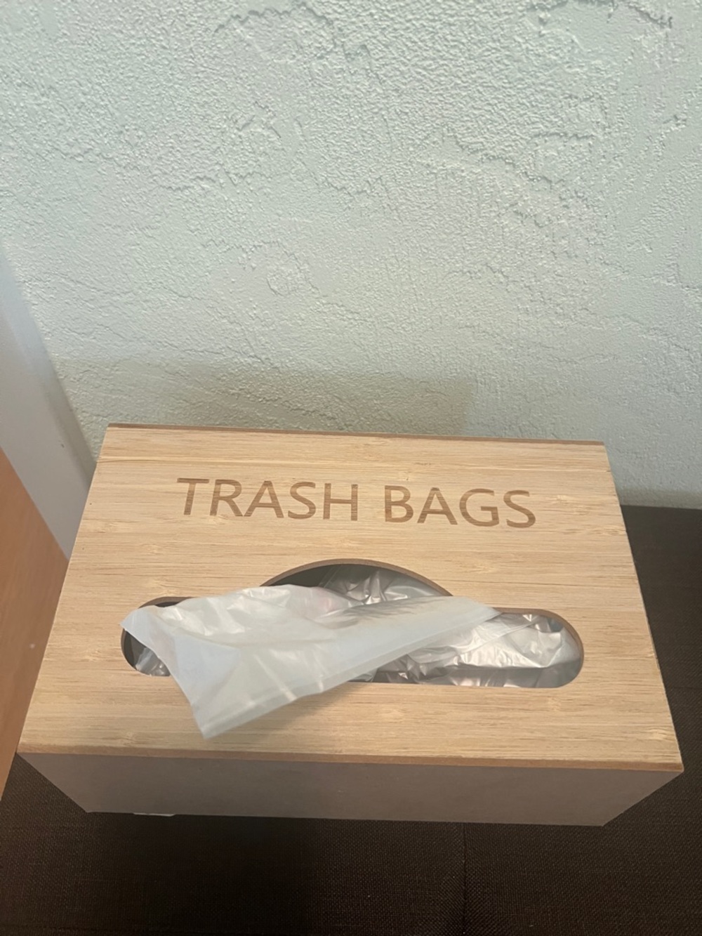 #1905*”4X10” Trash Bag Dispenser - Natural Wood - Picture 1 of 11